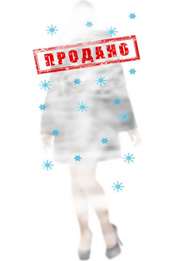 Короткая шуба из мутона с капюшоном цвета горький шоколад